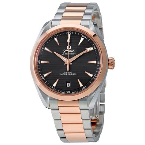 omega seamaster rose gold aqua terra|omega aqua terra 150m quartz.